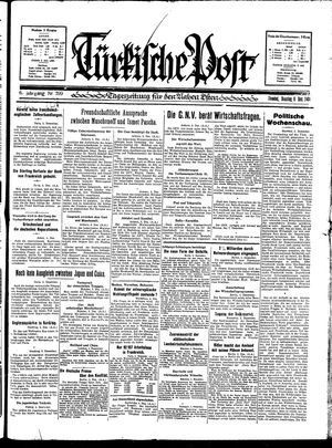 Türkische Post vom 06.12.1931