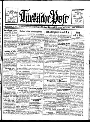 Türkische Post vom 08.12.1931