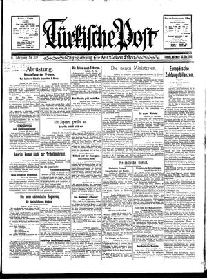 Türkische Post on Dec 30, 1931