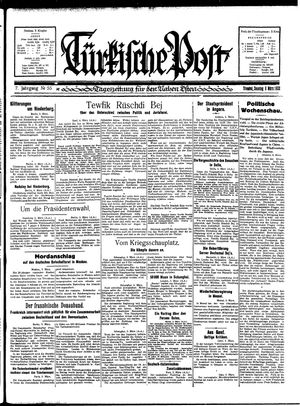 Türkische Post vom 06.03.1932
