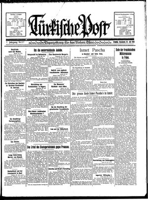 Türkische Post vom 30.07.1932