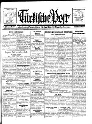 Türkische Post vom 06.11.1932