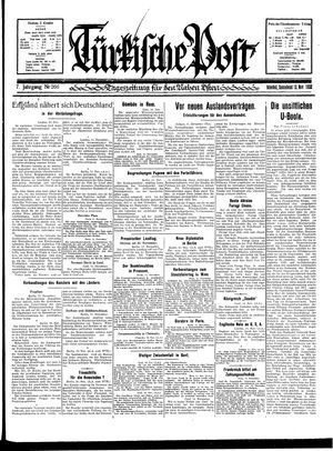 Türkische Post vom 12.11.1932