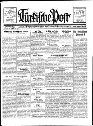 Türkische Post vom 17.11.1932