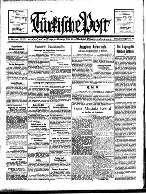 Türkische Post vom 29.12.1932