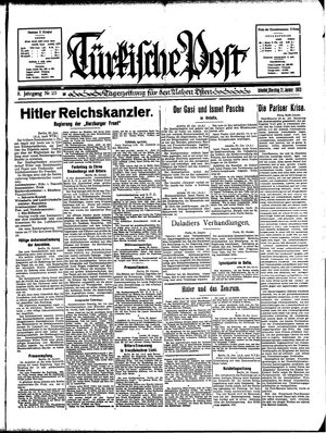 Türkische Post on Jan 31, 1933