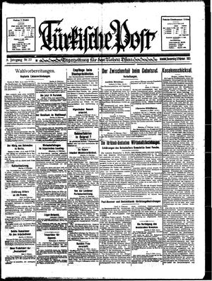 Türkische Post vom 09.02.1933