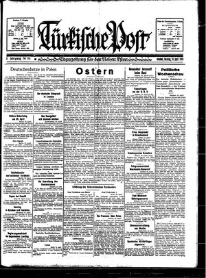 Türkische Post vom 16.04.1933