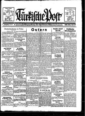 Türkische Post vom 16.04.1933