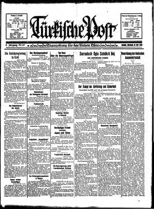 Türkische Post vom 24.05.1933