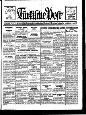 Türkische Post vom 16.08.1933