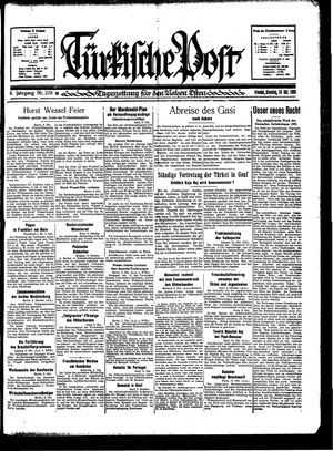 Türkische Post vom 10.10.1933