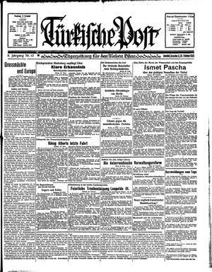 Türkische Post vom 24.02.1934