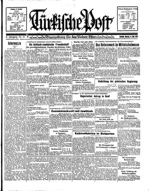 Türkische Post vom 14.05.1934