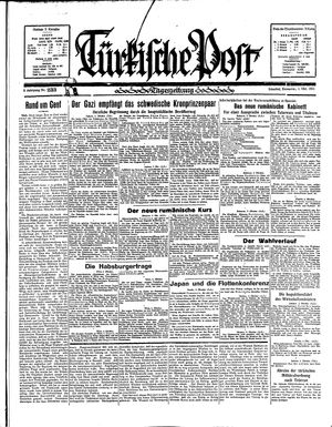 Türkische Post vom 04.10.1934