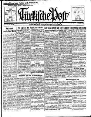 Türkische Post vom 03.11.1934