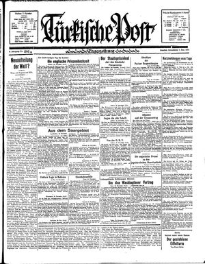 Türkische Post vom 01.12.1934