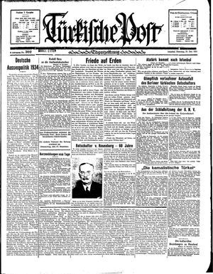 Türkische Post on Dec 25, 1934