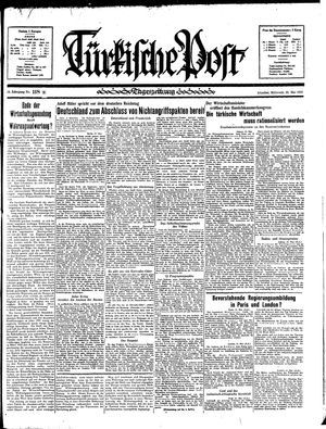 Türkische Post vom 22.05.1935