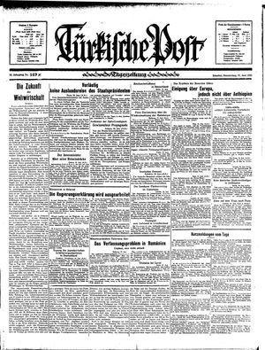 Türkische Post vom 27.06.1935