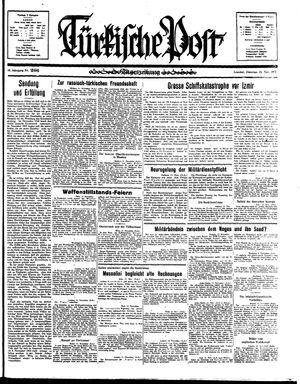 Türkische Post vom 12.11.1935