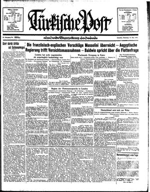 Türkische Post vom 10.12.1935