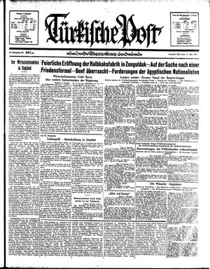 Türkische Post vom 11.12.1935