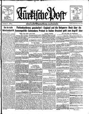 Türkische Post vom 16.01.1936