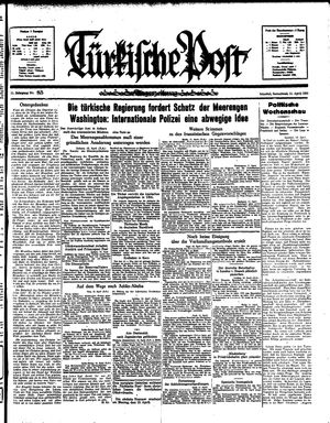 Türkische Post vom 11.04.1936