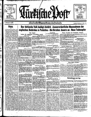Türkische Post on May 19, 1936