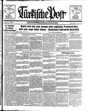 Türkische Post vom 18.08.1936