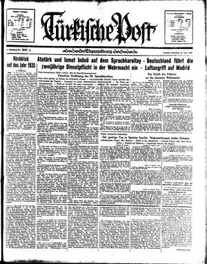 Türkische Post vom 25.08.1936