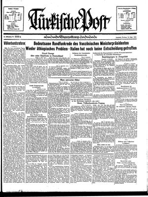 Türkische Post vom 18.09.1936