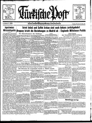 Türkische Post vom 23.09.1936