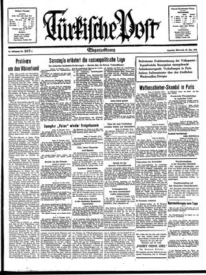 Türkische Post vom 30.12.1936