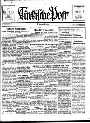 Türkische Post vom 09.01.1937