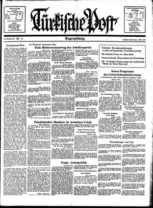 Türkische Post vom 04.03.1937