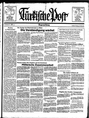 Türkische Post vom 25.05.1937