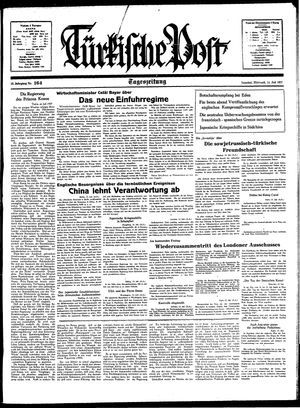 Türkische Post vom 14.07.1937