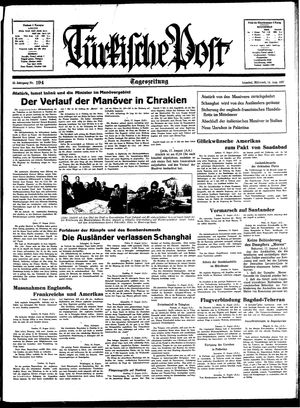Türkische Post vom 18.08.1937