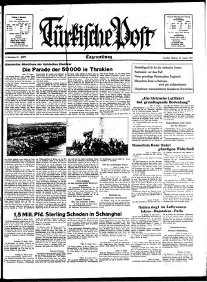 Türkische Post vom 23.08.1937