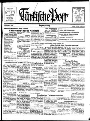 Türkische Post vom 19.01.1938