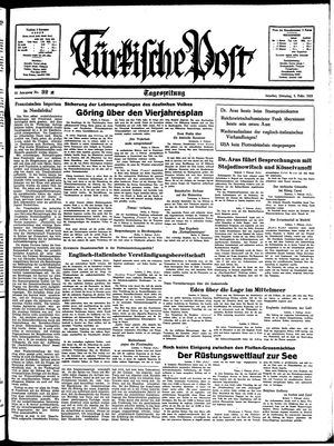 Türkische Post on Feb 8, 1938
