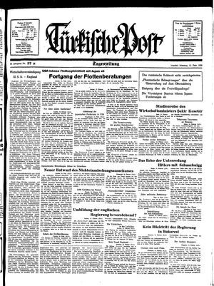 Türkische Post vom 15.02.1938