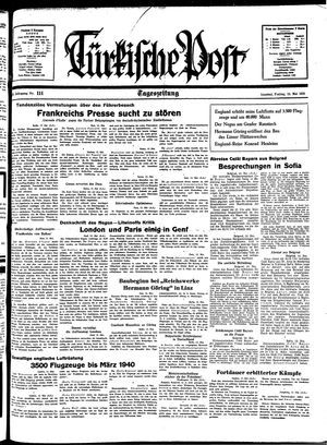 Türkische Post vom 13.05.1938