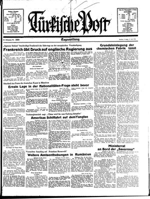 Türkische Post on Jul 11, 1938