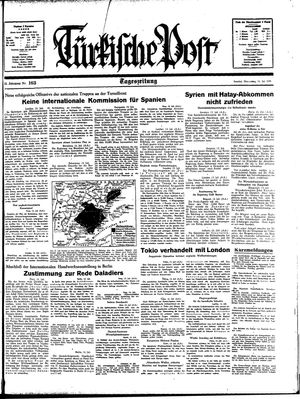 Türkische Post vom 14.07.1938