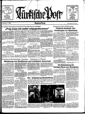 Türkische Post vom 25.07.1938