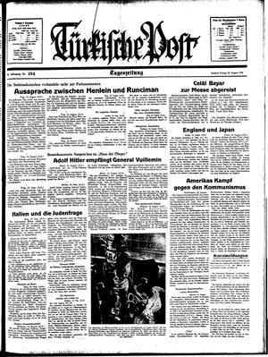 Türkische Post on Aug 19, 1938