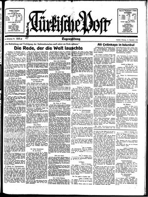 Türkische Post on Sep 13, 1938